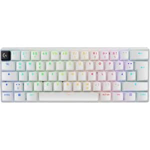 Tastatura Gaming Wireless mecanica LOGITECH PRO X 60, Optical Switch, Bluetooth, USB, Layout INT, alb