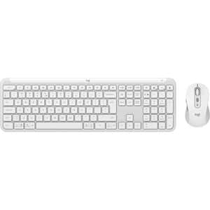Kit tastatura si mouse Wireless LOGITECH MK950, USB, Bluetooth, US INT, alb