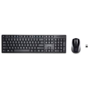 Kit tastatura si mouse Wireless KENSINGTON Pro Fit Low-Profile, USB, negru