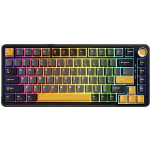 Tastatura Gaming Wireless mecanica MARVO KG985W Titan 75, Bluetooth, USB, Layout US, negru