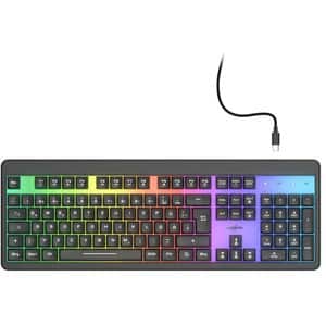 Tastatura Gaming HAMA uRage Exodus 215 Illuminate, USB, Layout US, negru