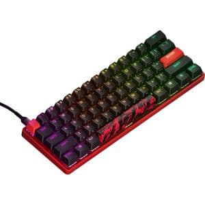 Tastatura gaming mecanica STEELSERIES Apex 9 Mini Faze Clan Edition, USB, Layout US, rosu