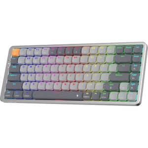 Tastatura Gaming Mecanica Wireless REDRAGON Azure K652GG-RGB-PRO, Bluetooth, USB, Layout US, gri