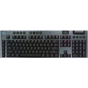 Tastatura Gaming Wireless mecanica LOGITECH G915 X Lightspeed Linear Switches, Bluetooth, USB, Layout US INT, negru