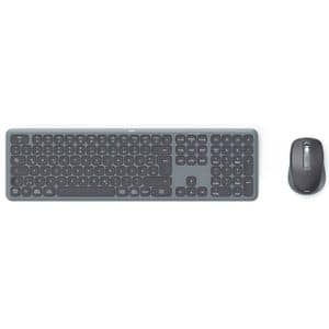 Kit tastatura si mouse Wireless HAMA WKM-550, USB, Bluetooth, Layout US, negru