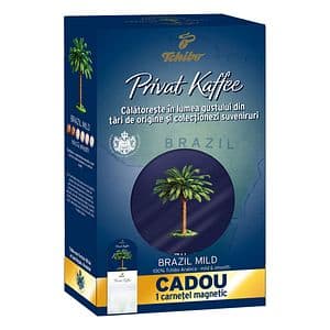 Cafea macinata TCHIBO Privat Kaffee Brazil Mild, 250g + Carnetel magnetic