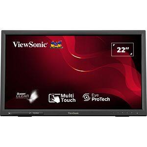 Monitor LED IPS VIEWSONIC TD2223-2, 22", Full HD, 75Hz, IR Touch, Flicker-Free, negru
