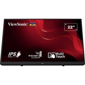 Monitor LED IPS ViewSonic TD2230, 21.5", Touch, Full HD, 60Hz, negru