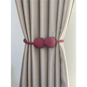 Snur prindere perdele/draperii Minimalist Home World, magnet, 44 cm, bordo