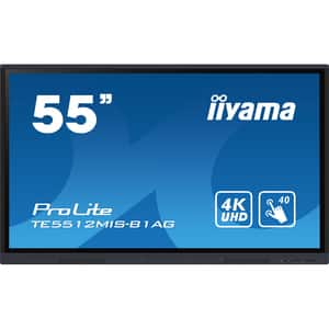 Display profesional IIYAMA ProLite TE5512MIS-B1AG, 55", 4K UHD Touch, 60Hz, negru