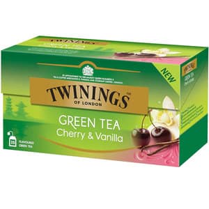 Ceai verde TWININGS Cirese&Vanilie, 25 buc, 42.5g