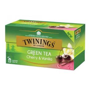 Ceai verde TWININGS Cirese&Vanilie, 42.5g, 25 buc