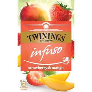 Ceai infuzie TWININGS Capsuni&Mango, 20 buc, 40g