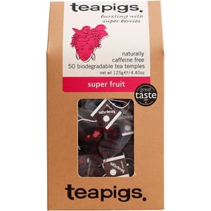Ceai infuzie TEAPIGS Super Fruit, 125g, 50 buc