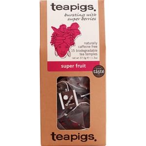 Ceai infuzie TEAPIGS Super Fruit, 37.5g, 15 buc