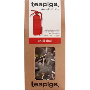 Ceai negru TEAPIGS Chilli Chai, 37.5g, 15 buc