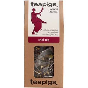 Ceai infuzie TEAPIGS Chai Tea, 15 buc, 52.5g