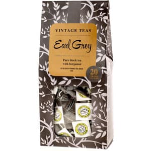 Ceai negru VINTAGE TEAS Earl Gray, 50g, 20 buc