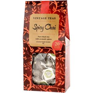 Ceai infuzie VINTAGE TEAS Spicy Chai, 50g, 20 buc