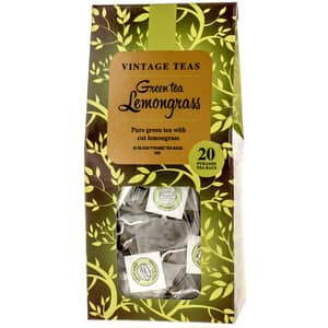 Ceai verde VINTAGE TEAS Lemongrass, 50g, 20 buc