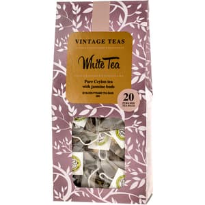 Ceai infuzie VINTAGE TEAS White Tea, 50g, 20 buc