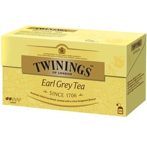 Ceai negru TWININGS Earl Grey, 25 buc, 50g