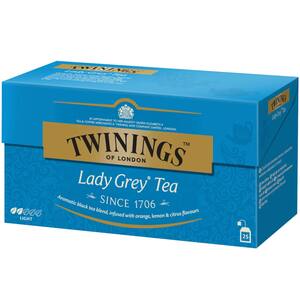 Ceai negru TWININGS Lady Grey, 50g, 25 buc