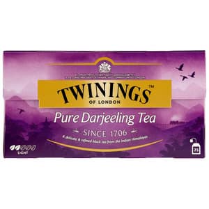 Ceai negru TWININGS Pure Darjeeling, 25 buc, 50g