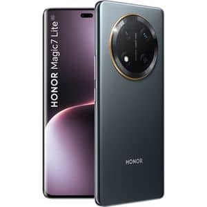 Telefon HONOR Magic 7 Lite, 256GB, 8GB RAM, Dual SIM, Titanium Black