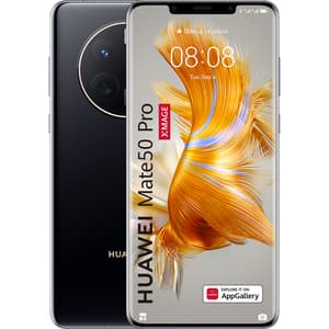 Telefon HUAWEI Mate 50 Pro, 256GB, 8GB RAM, Dual SIM, Black