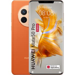 Telefon HUAWEI Mate 50 Pro, 512GB, 8GB RAM, Dual SIM, Orange