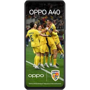 Telefon OPPO A40, 128GB, 4GB RAM, Dual SIM, Sparkle Black