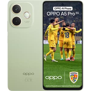 Telefon OPPO A5 Pro 5G, 256GB, 8GB RAM, Dual SIM, Olive Green