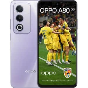 Telefon OPPO A80 5G, 256GB, 8GB RAM, Dual SIM, Moonlight Purple