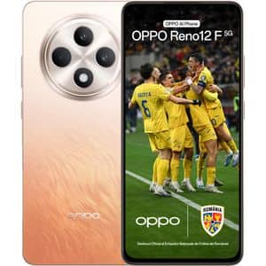 Telefon OPPO Reno 12 F 5G, 256GB, 8GB RAM, Dual SIM, Amber Orange