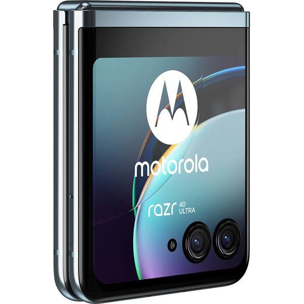 Telefon MOTOROLA Razr 40 Ultra 5G, 256GB, 8GB RAM, Dual SIM, Glacier Blue