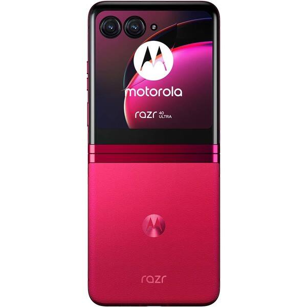 Telefon MOTOROLA Razr 40 Ultra 5G, 256GB, 8GB RAM, Dual SIM, Viva Magenta