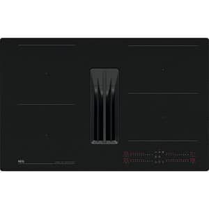 Plita incorporabila cu hota integrata AEG TH84CC23CZ, Inductie, 4 arzatoare, Touch control, negru