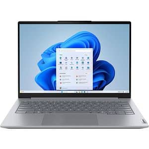 Laptop LENOVO ThinkBook 14 G8 IRL, Intel Core 5 210H pana la 4.8GHz, 14" WUXGA, 8GB, SSD 512GB, Intel Graphics, Free Dos, Arctic Grey