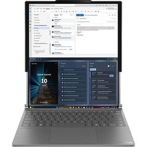 Laptop LENOVO ThinkBook Plus G6 Rollable, Intel Core Ultra 7 258V pana la 4.8GHz, Roll In 14" 2000x1600 / Roll Out 16.7" 2000x2350, 32GB, 1TB, Intel Arc 140V, Windows 11 Pro, Luna Grey