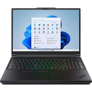 Laptop LENOVO ThinkPad P16 Gen 3, Intel Core Ultra 9 275HX pana la 5.4GHz, 16" WQUXGA, 64GB, 1TB, NVIDIA RTX PRO 4000 Blackwell Generation, Windows 11 Pro, Black