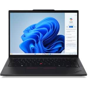 Laptop LENOVO ThinkPad T14 Gen 5, Intel Core Ultra 7 155U pana la 4.8GHz, 14" WUXGA, 32GB, SSD 1TB, Intel Graphics, Windows 11 Pro, Black