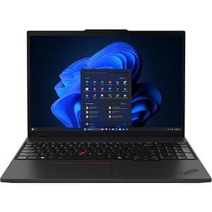 Laptop LENOVO ThinkPad T16 Gen 4, Intel Core Ultra 7 255U pana la 5.2GHz, 16" WUXGA, 64GB, SSD 1TB, Intel Graphics, Windows 11 Pro, Black