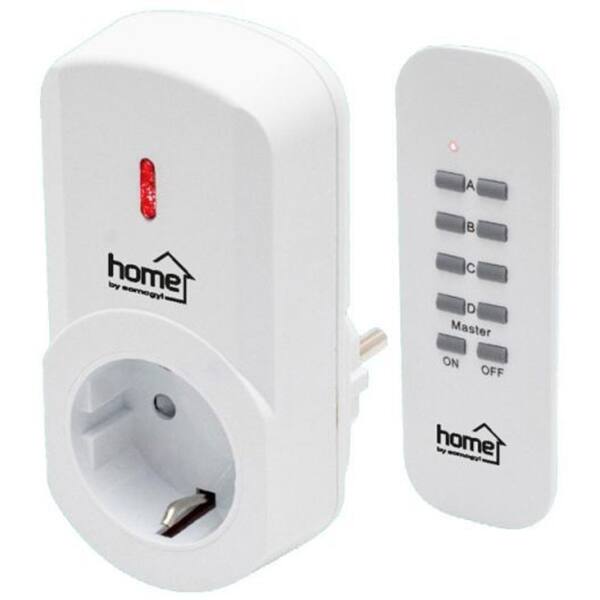 Priza Cu Telecomanda Home Th 1011 Raza 40m Alb