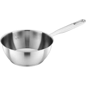 Tigaie inalta FISKARS All Steel, 20 cm, 2L, otel inoxidabil, argintiu