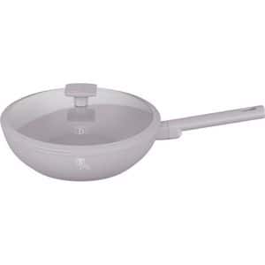 Tigaie Wok BERLINGER HAUS BH8094 Taupe Collection, 28cm, aluminiu, gri