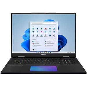 Laptop Gaming MSI Titan 18 HX A2WJ-1448ROY, Intel Core Ultra 9 290HX Plus pana la 5.5GHz, 18" UHD+, 64GB, SSD 2TB, NVIDIA GeForce RTX 5090 24GB, Windows 11 Home, Core Black