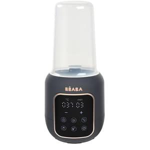 Incalzitor biberoane BEABA Multi Milk B911714, gri inchis-negru