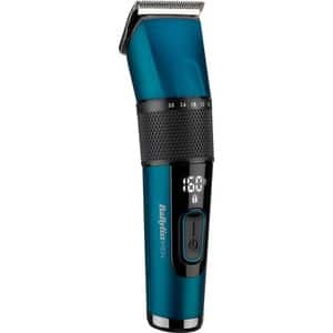 Aparat de tuns parul si barba BABYLISS E990E, acumulator, 160 min autonomie, albastru