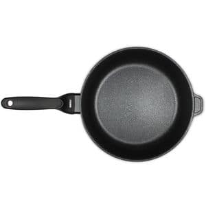 Tigaie adanca RISOLI Black Plus, 28 cm, aluminiu reciclat, negru
